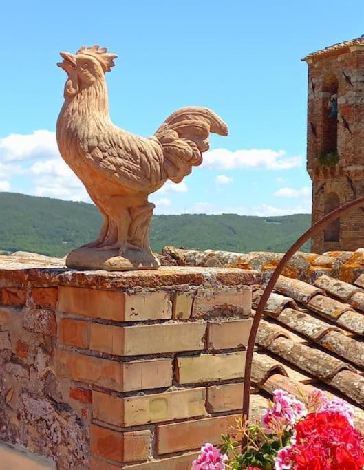 La Casa Del Gallo Radicondoli Extérieur photo